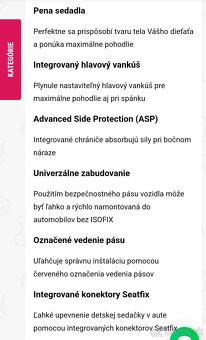 Autosedačka RECARO - 17