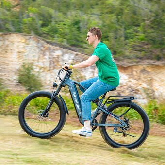 Výkonný fat ebike Shengmilo 26x3.0",500W,17.5Ah 840Wh,50km/ - 17
