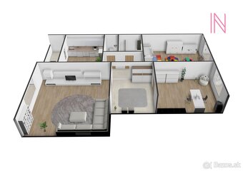 3 izbový byt v Petržalke, kompletná rekonštrukcia - Bzovícka - 17