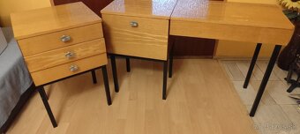 Kozmetický stolík+ nočný stolík - 17