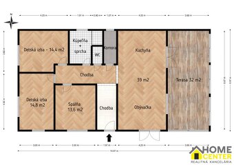 NA PREDAJ ÚTULNÝ, 4 IZBOVÝ RODINNÝ DOM S TERASOU A GARÁŽOU, - 17