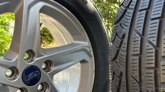 Hliníkové disky Ford 16” + zimné pneumatiky - 17