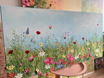 Umelecké maľby na plátne, ručne maľované obrazy - 17