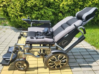 elektrický invalidný vozík XL 53cm do170kg novy 10km/h - 17