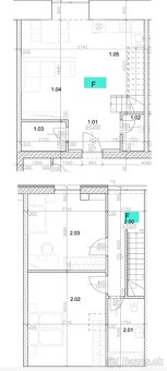 Mezonetový byt s veľkou terasou, Kalná nad Hronom - 17