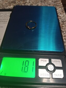 zlaté náušnice Prstene 16 17 19 20mm - 17