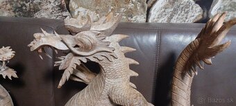 Veľké drevené sochy Draky - 17