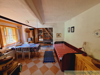 Tradičná zrekonštruovaná drevenica na okraji obce Nesluša. - 17