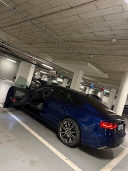 Audi A5 sportback 3.0 TDI quattro sline modra perleť - 17