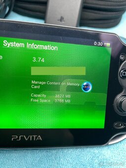 PS vita PCH-1004 oled displej -folia +4gb - 17