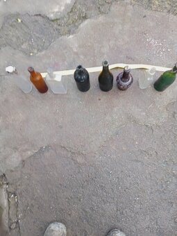 Staré fľaše na dekoráciu - 17