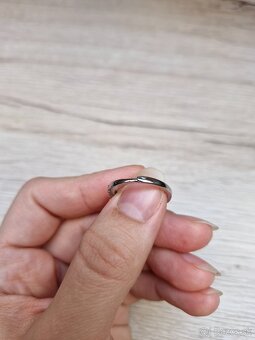 NOVE 3 strieborne 925 zasnubne prstene so zirkonmi - 17