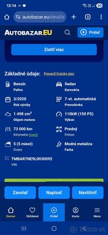 Škoda octavia 3 1.5 tsi  dsg len 73000km - 17