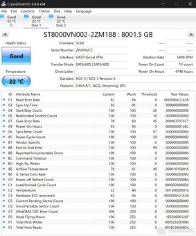 Seagate IronWolf 8TB, WD Red 8TB - 17