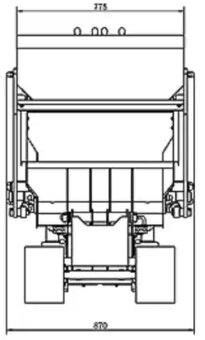 Pásový dumper 500 kg – motor Briggs & Stratton - 17