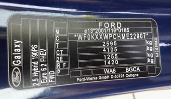 Ford Galaxy 2.5 Duratec Hybrid 190k eCVT Titanium - 17