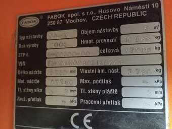 LIAZ CISTERNOVA NA VODU 8000L FABOK CAK rv.2008 - 17