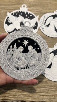 3D tlačené vianočné ozdoby - 17