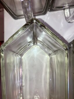 5 ks Sklenena doza, nadoba, zasobnik na pochutiny - 17