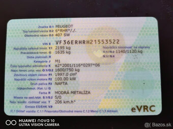 Peugeot 407sw 2.0 100kw Turbo diesel r.v.2007 nová STK EK - 17