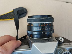 Starý fotoaparát Praktica super TL 1000+ příslušenství - 17