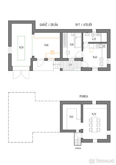 Slnečný 5i rodinný dom so zadnou stavbou - 17