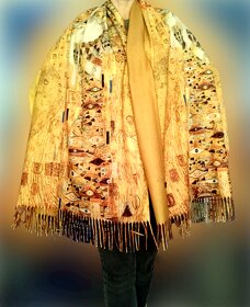 Kašmírový šál Gustav Klimt - Adele - 17