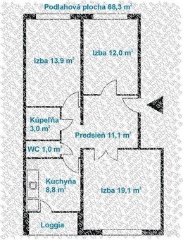 TUreality ponúka exkluzívne na predaj 3i byt v TOP... - 17
