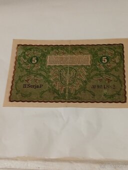 Predám vzacne Poľske Marky 1919 - 17