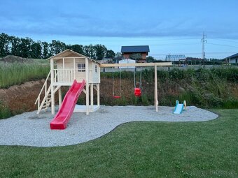 Detsky drevený domcek Junior s montážou a s dovozom - 17