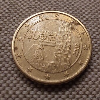 euromince s chybami razby + rôzne 10 a 20 centové mince - 17