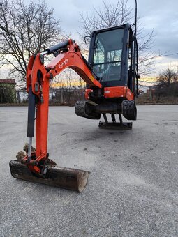 Minibager Kubota, rok 2017. Vaha 1600kg. Rozsirovaci. - 17