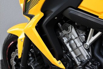 Yellow Camaro color Honda cb650F ABS r. 2017 14 tis. km - SK - 17