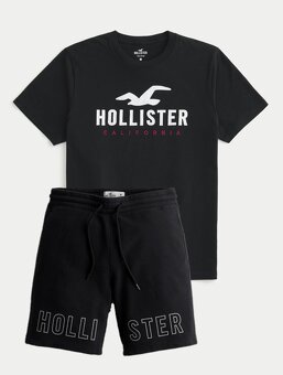 SÚPRAVA  HOLLISTER: tričko + kraťasy veľ. S - M - 17