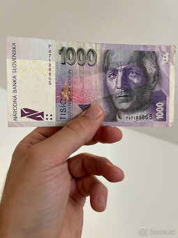 Slovenské bankovky 1000 SK so znakom - 17