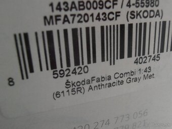 ŠKODA Fabia, SuperB  ABREX   1/43 - 17