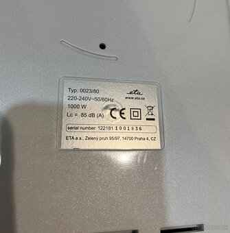 Kuchynský robot ETA Gratussino MAXO II 0023 - 17