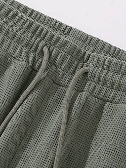 Pánske voľnočasové nohavice olivovo zelené - 17