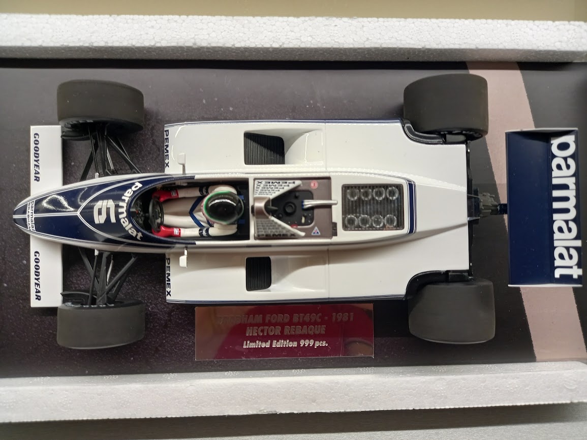 F1 BRABHAM FORD BT49C HECTOR REBAQUE 1981 MINICHAMPS 1:18 - 18