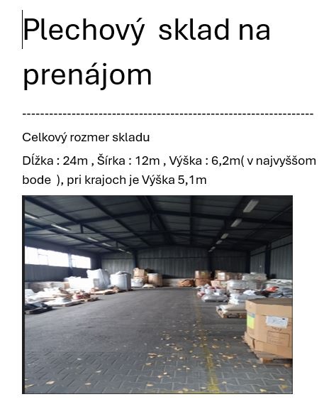 prenájom skladových priestorov - 18