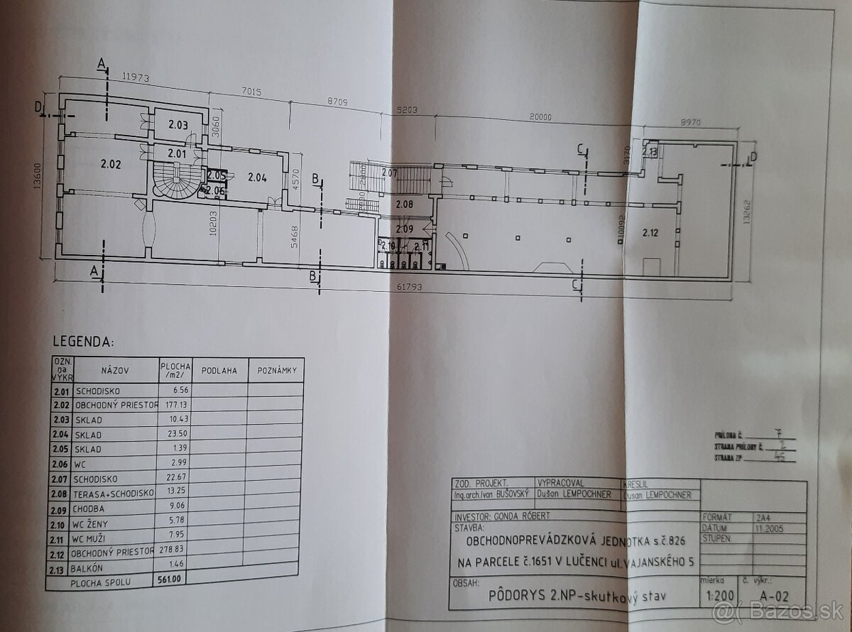 Obchodný priestor s úžitkovou plochou cca: 1040 m2. - 18