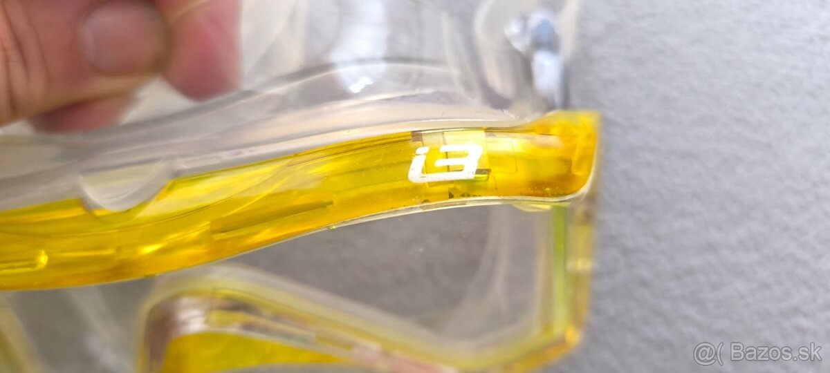 potapacska maska Mares i3 zlta priesvitna - 18