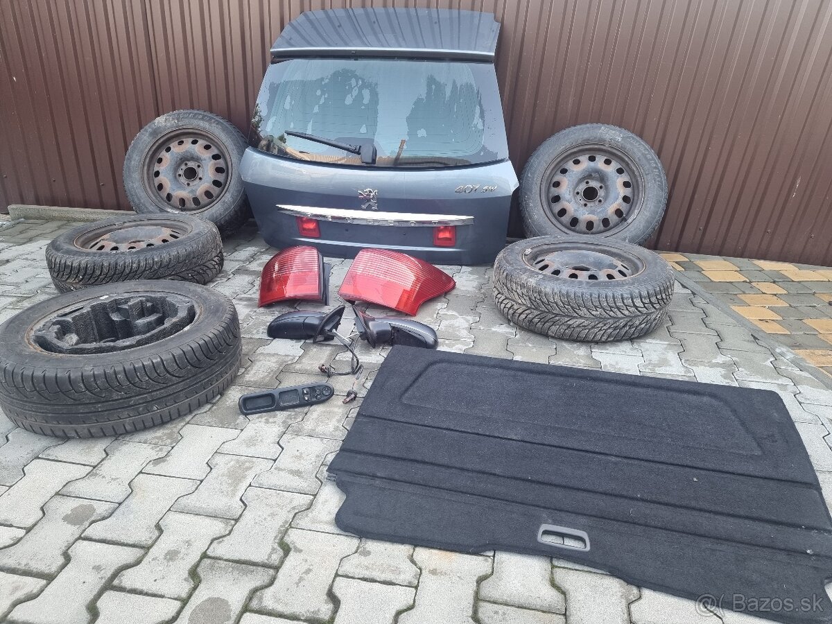 Peugeot 407 SW kufrové dvere - 18