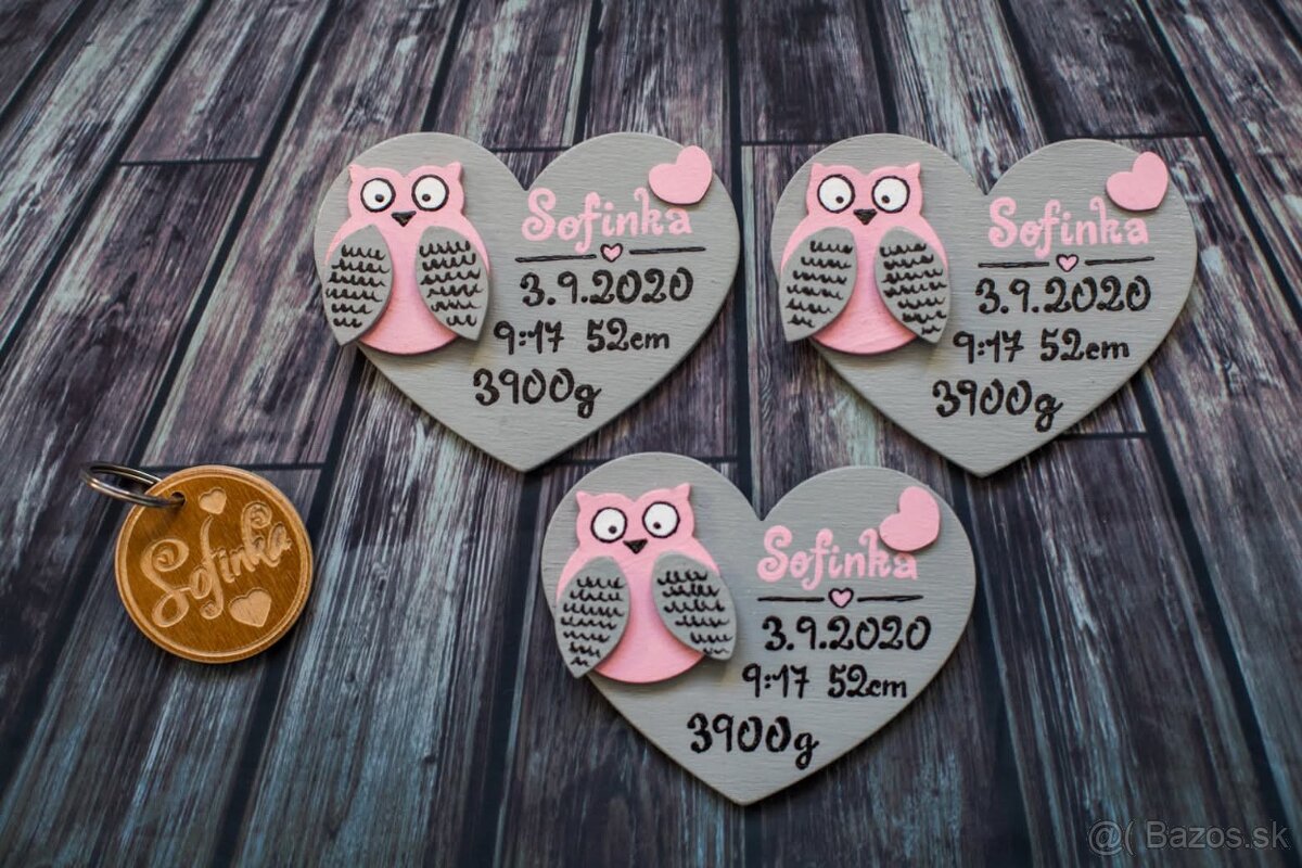 Ručne maľované magnetky - 18