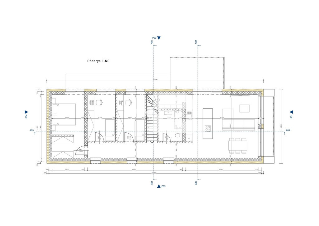 Predaj, 4 izb. rodinný dom, novostavba, Horné Otrokovce, Hlo - 18