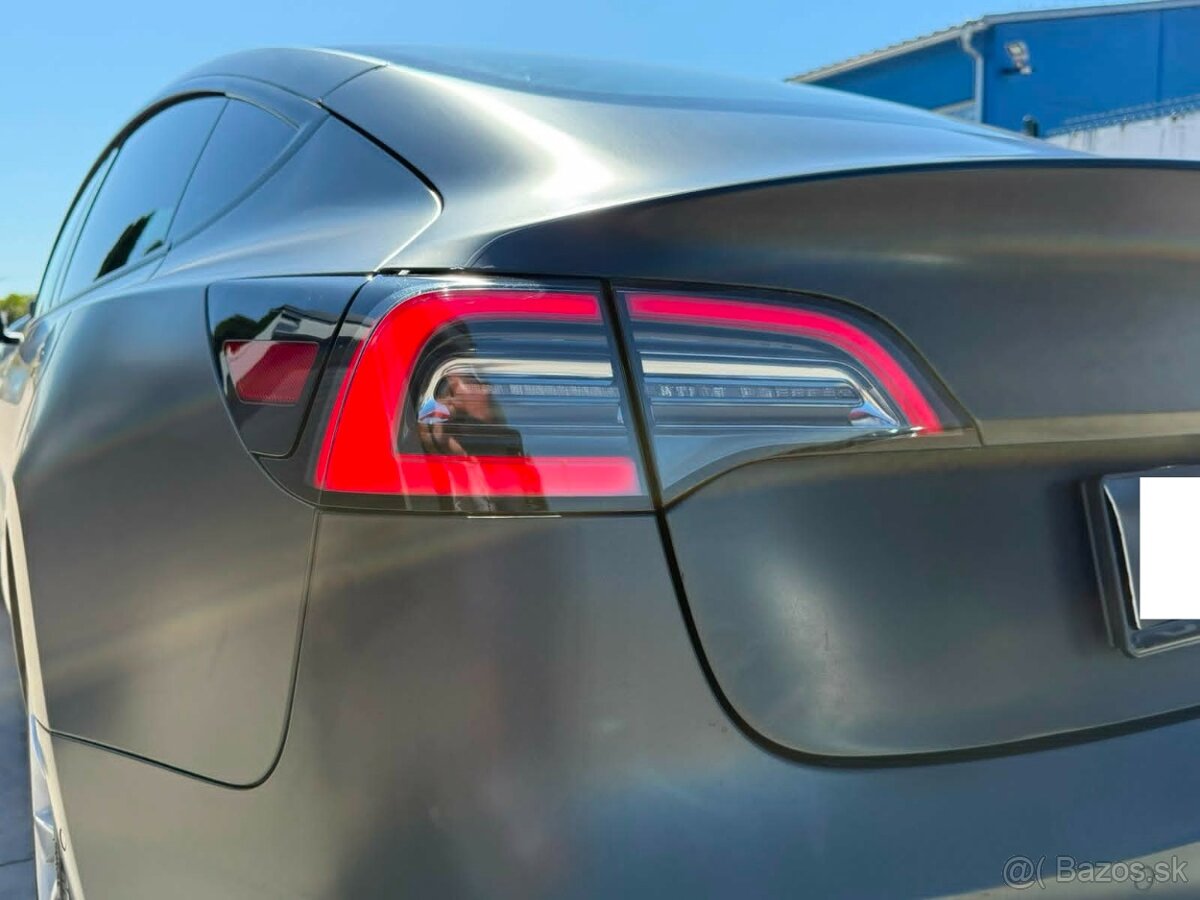Tesla Model 3 FACELIFT LONG RANGE- AWD-tepelné-matná folia-b - 18