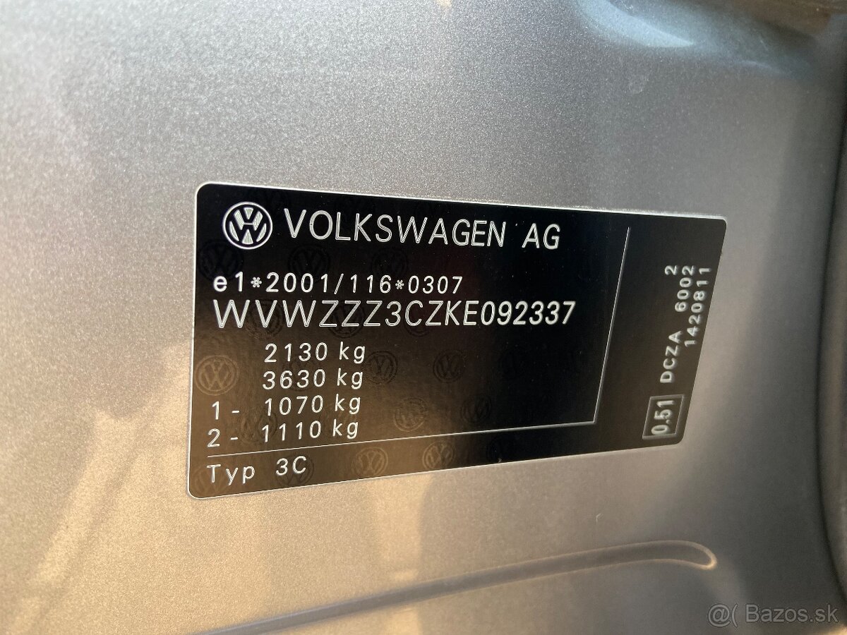 VW PASSAT VARIANT B8 model 2020 - 18