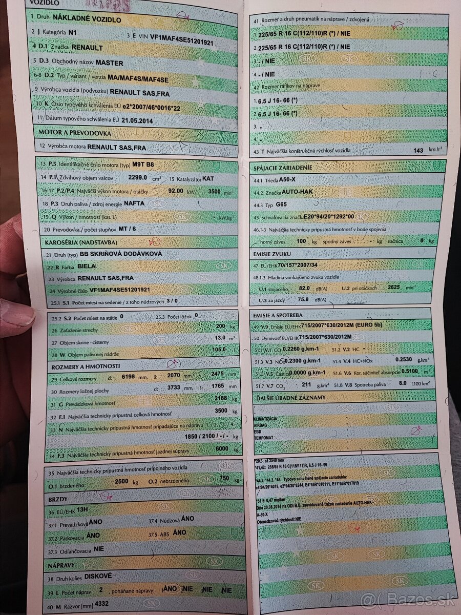 Predám Renault Master 2.3dci l3h2 - 18