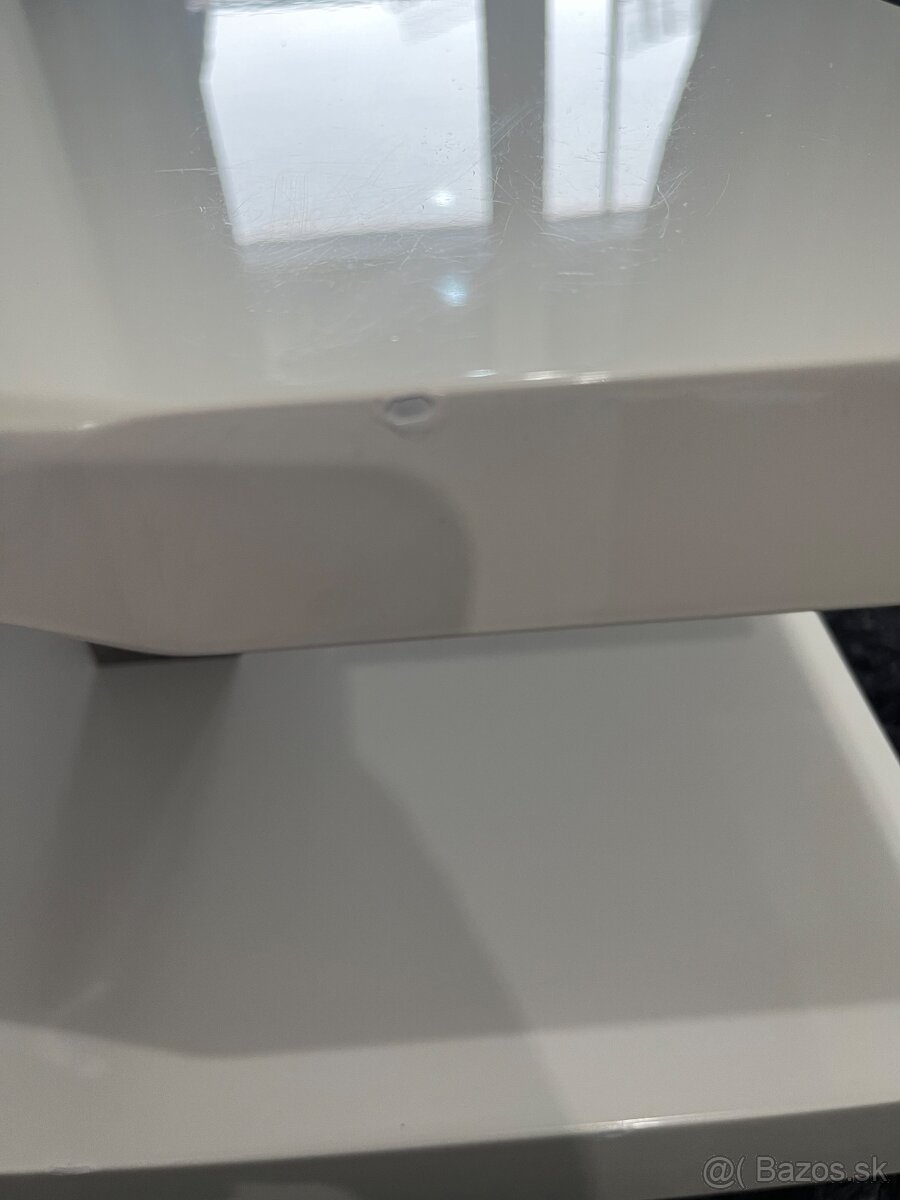 Konferenčný stolik biely - 18