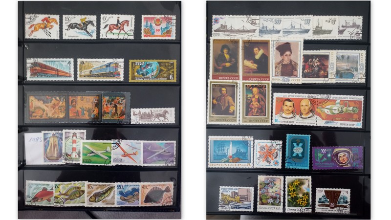 Predám poštové známky CCCP 1084 ks - 18